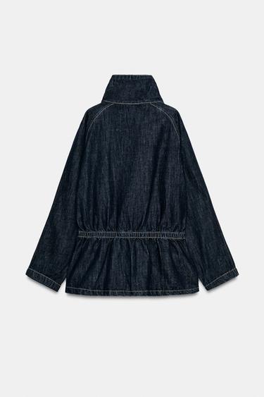 Z1975 DENIM JAS MET OPSTAANDE KRAAG - Blauw van Zara