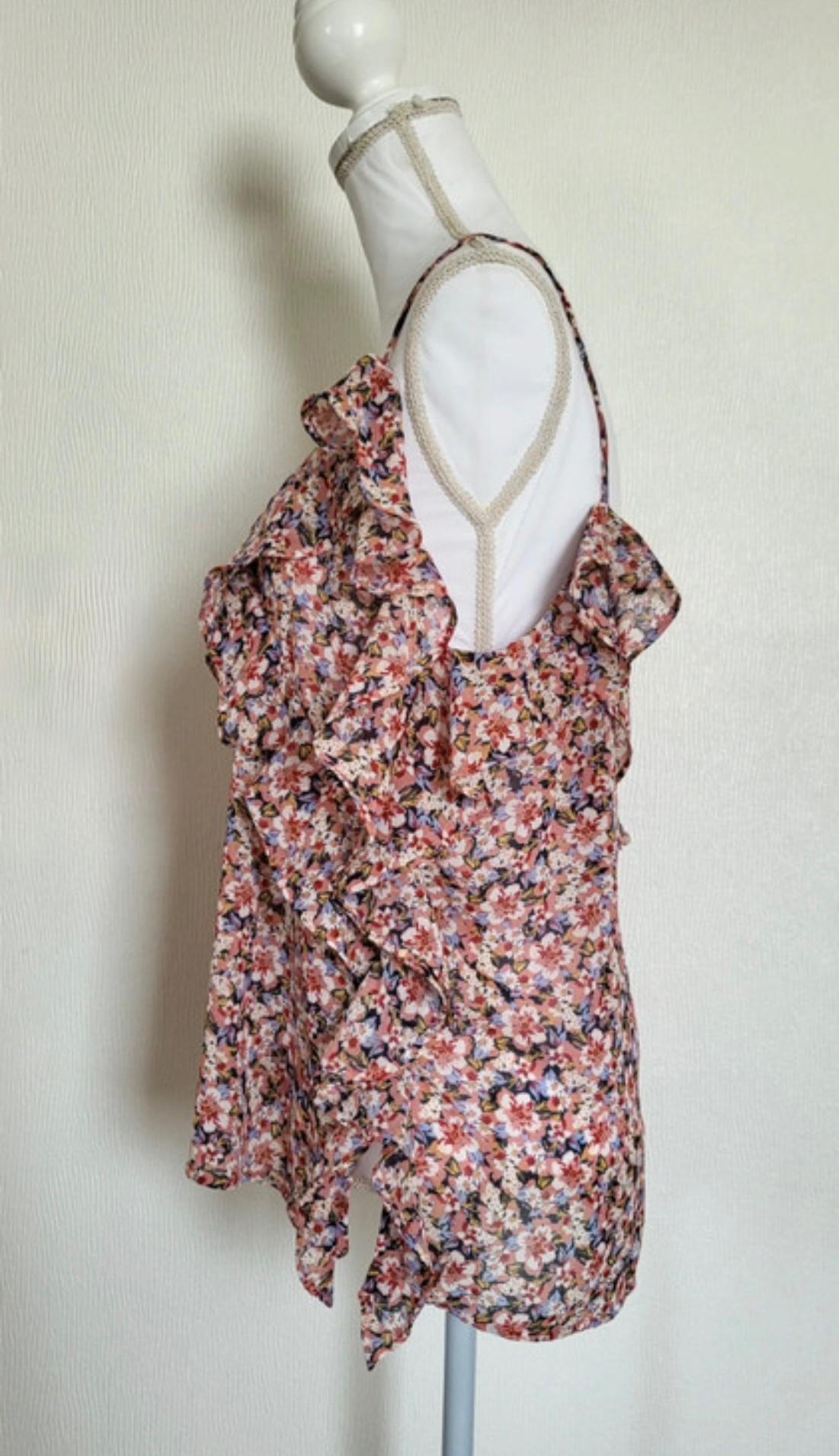 CAMISOLE TOP WITH FLORAL PRINT - Image 3