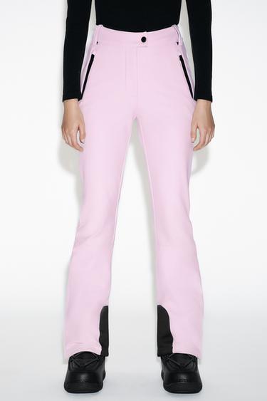 PANTALON ÉVASÉ RÉSISTANT À L'EAU COUPE-VENT TECHNOLOGIE RECCO® COLLECTION SKI - Rose de Zara