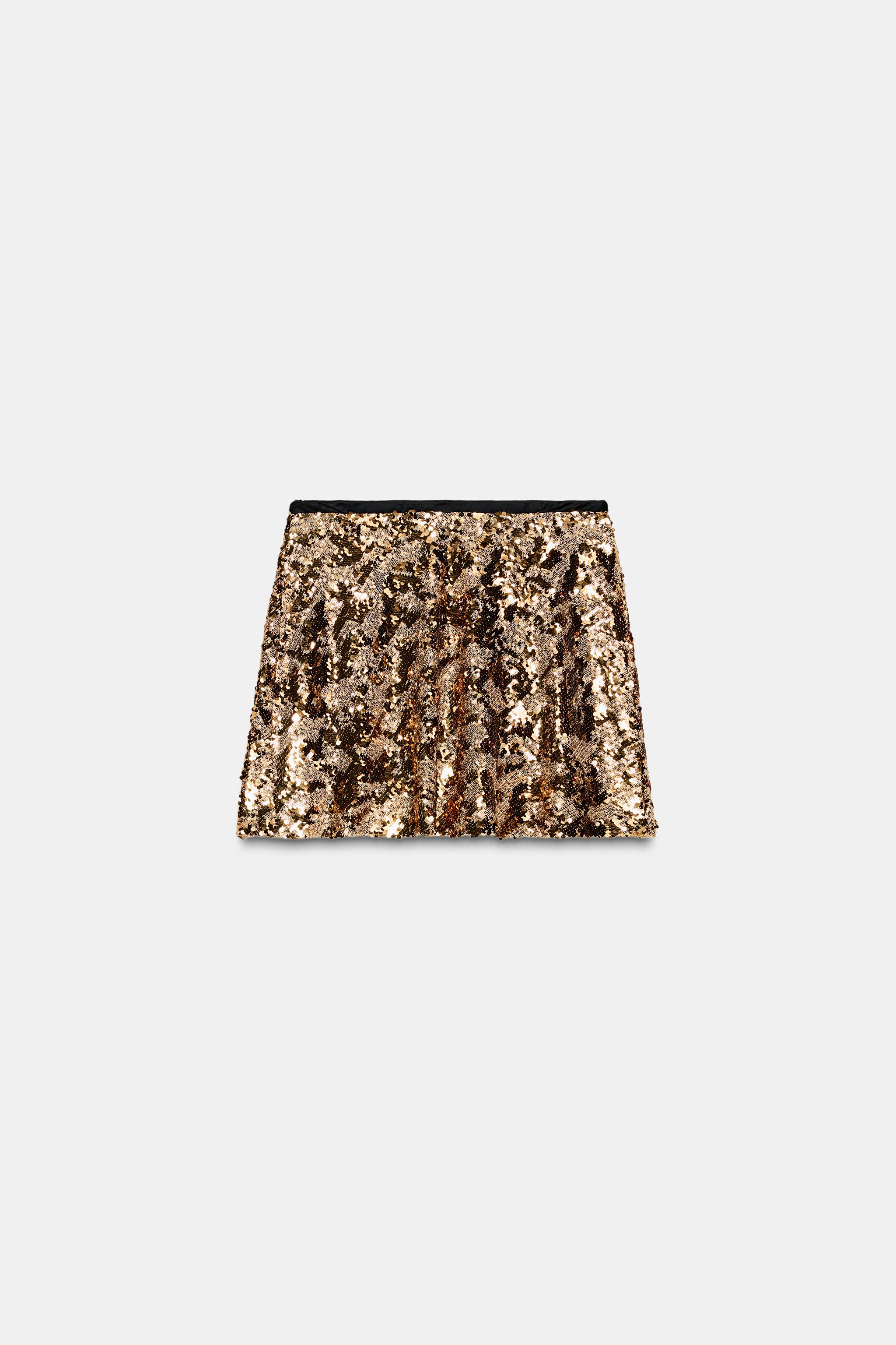 SEQUIN MINI SKIRT