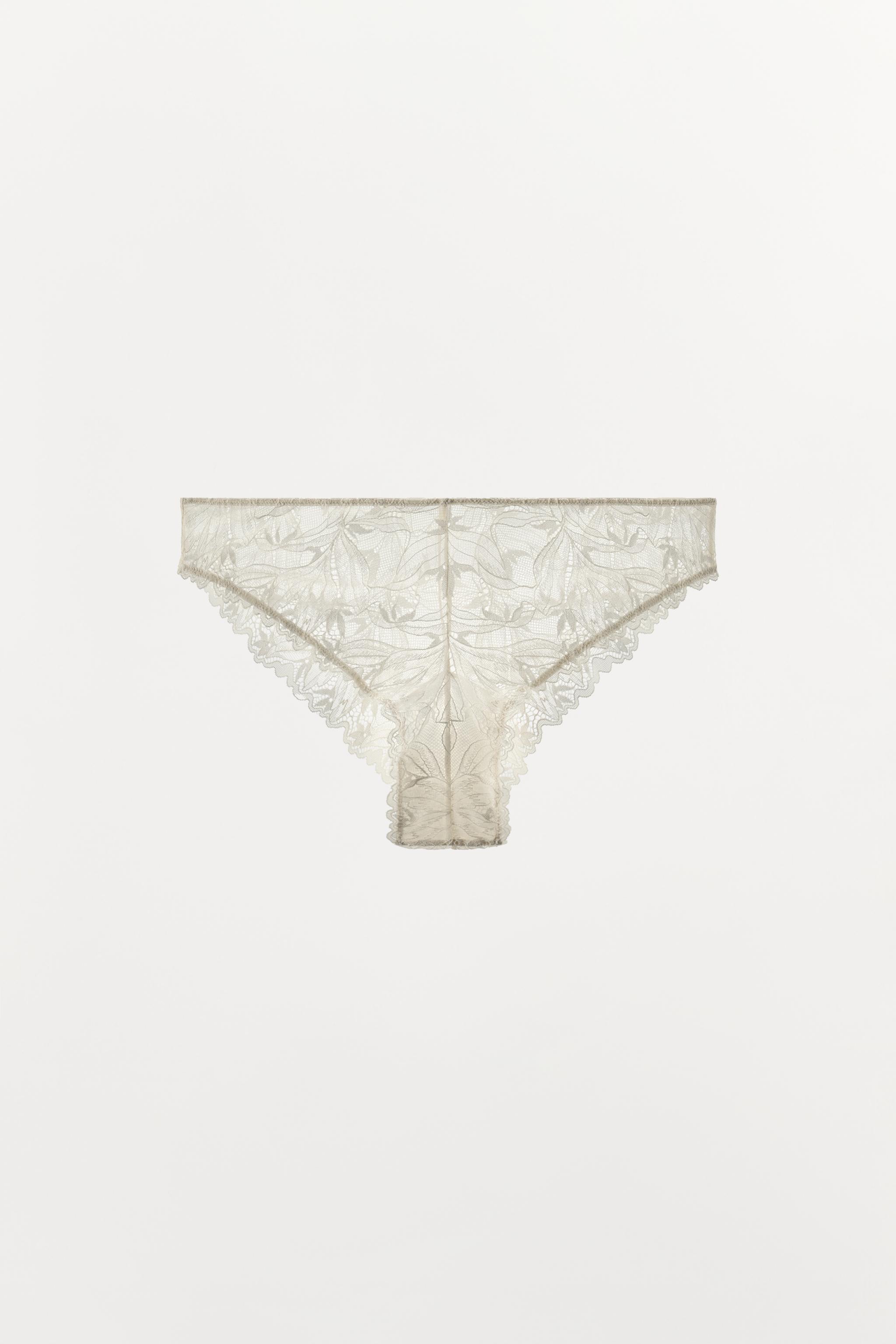 LACE PANTIES — Ecru