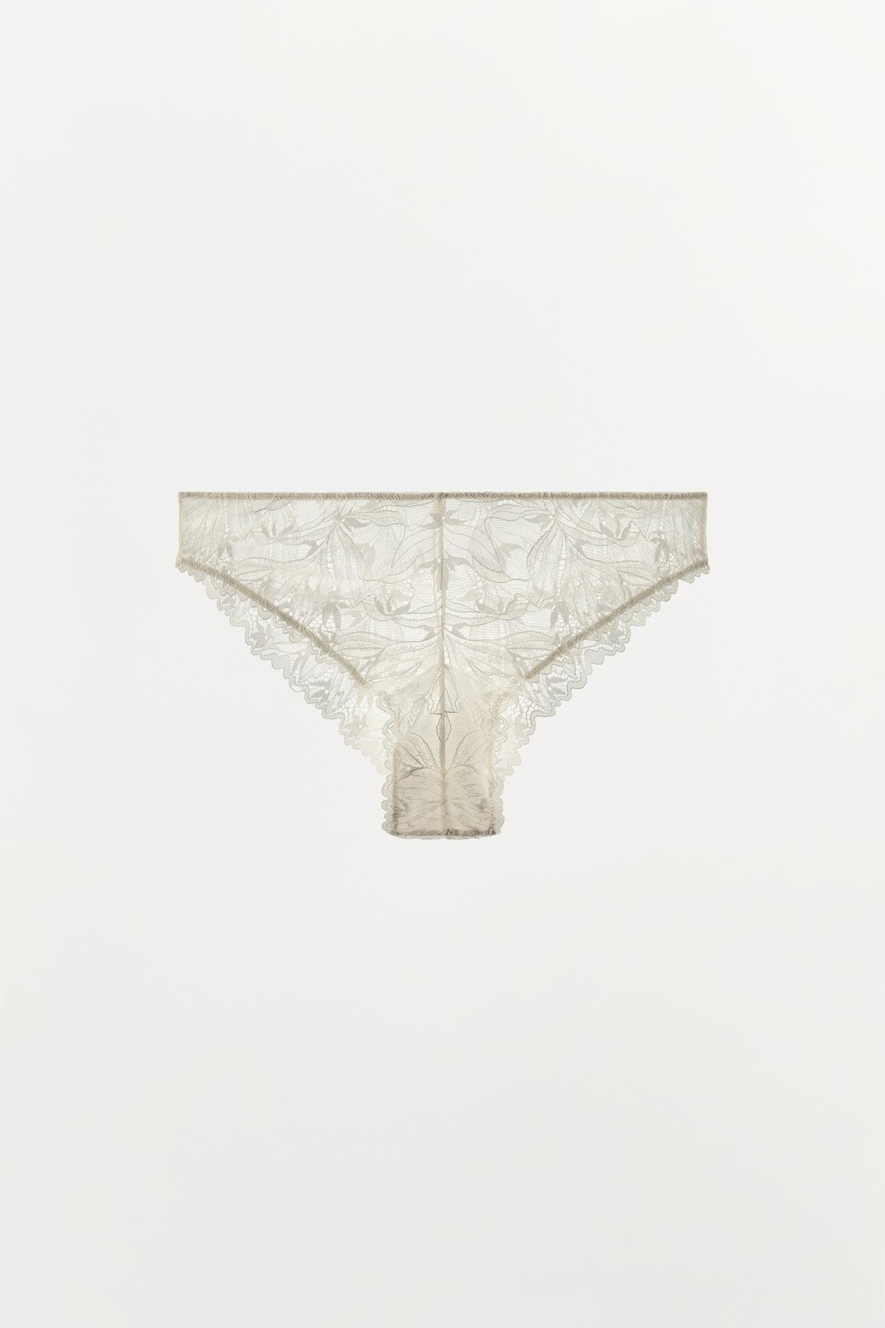 LACE PANTIES — Ecru