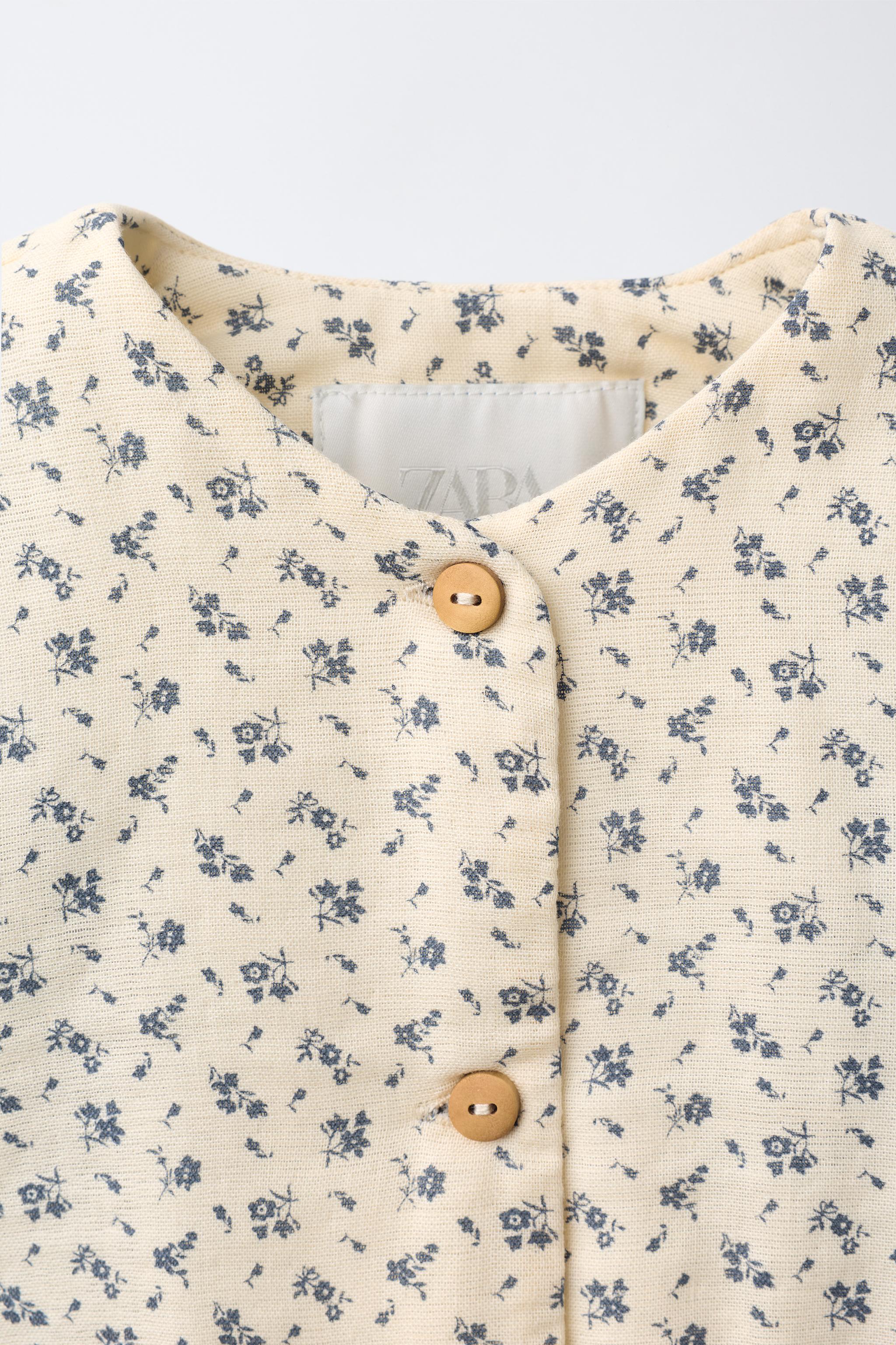 Детские куртки Zara FLORAL PRINT JACKET — фото 3