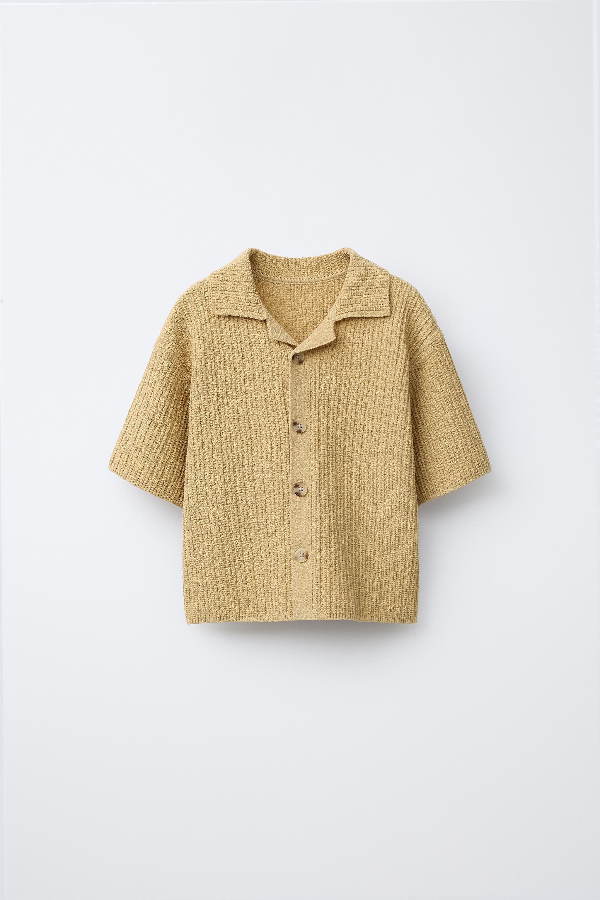 KNIT SHIRT - Ocher | ZARA United States