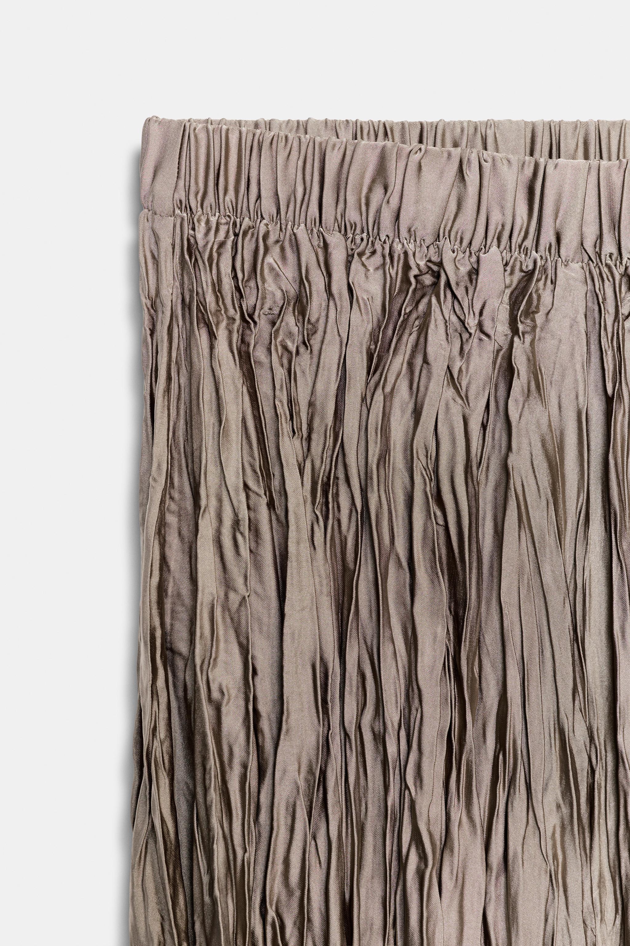 ZW COLLECTION PLEATED LONG SKIRT