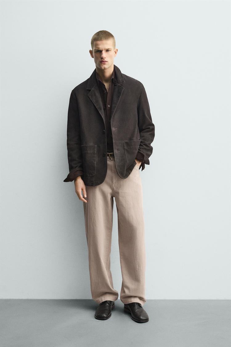 ZARA RELAXED FIT TROUSERS