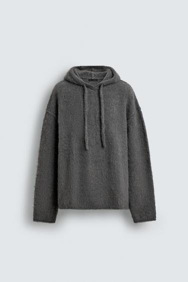SUDADERA PUNTO CEPILLADO - Gris Antracita de Zara