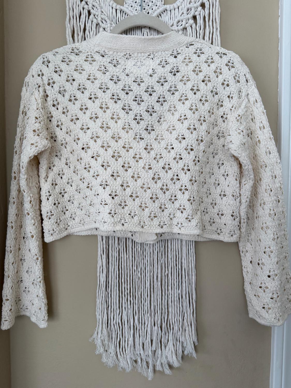OPEN KNIT CARDIGAN - Image 4