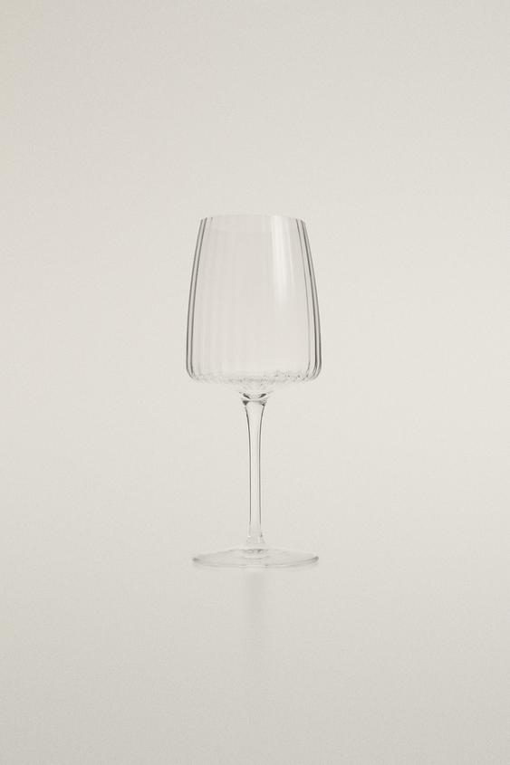 GLASS WITH LINES - Transparent by Zara - Image 0