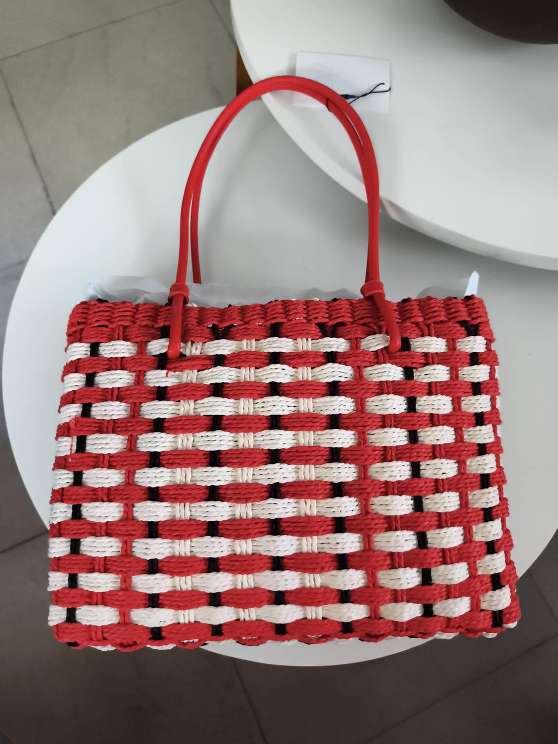 BRAIDED-EFFECT MINI TOTE BAG - Image 2