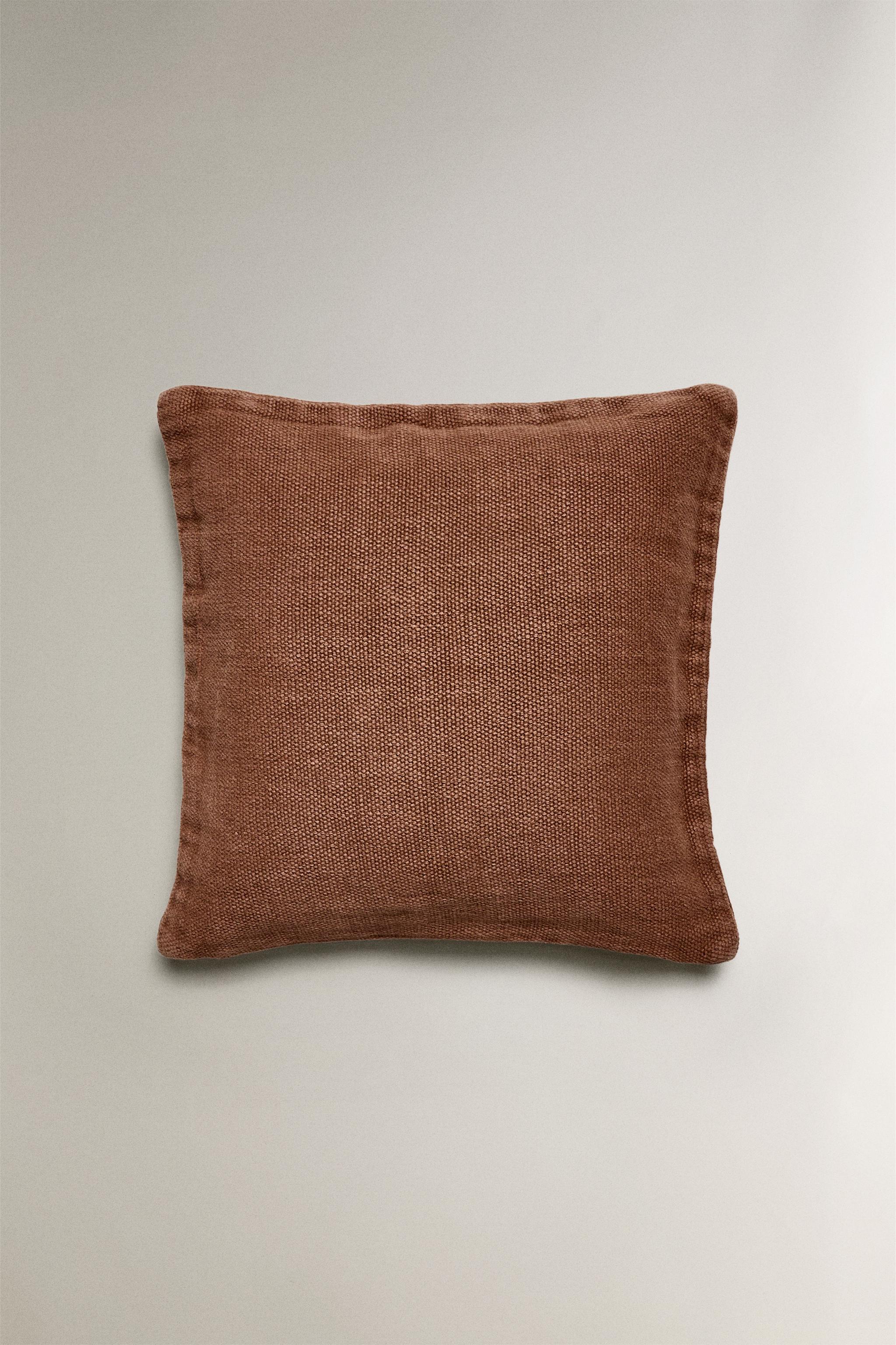 PLAIN THROW PILLOW COVER