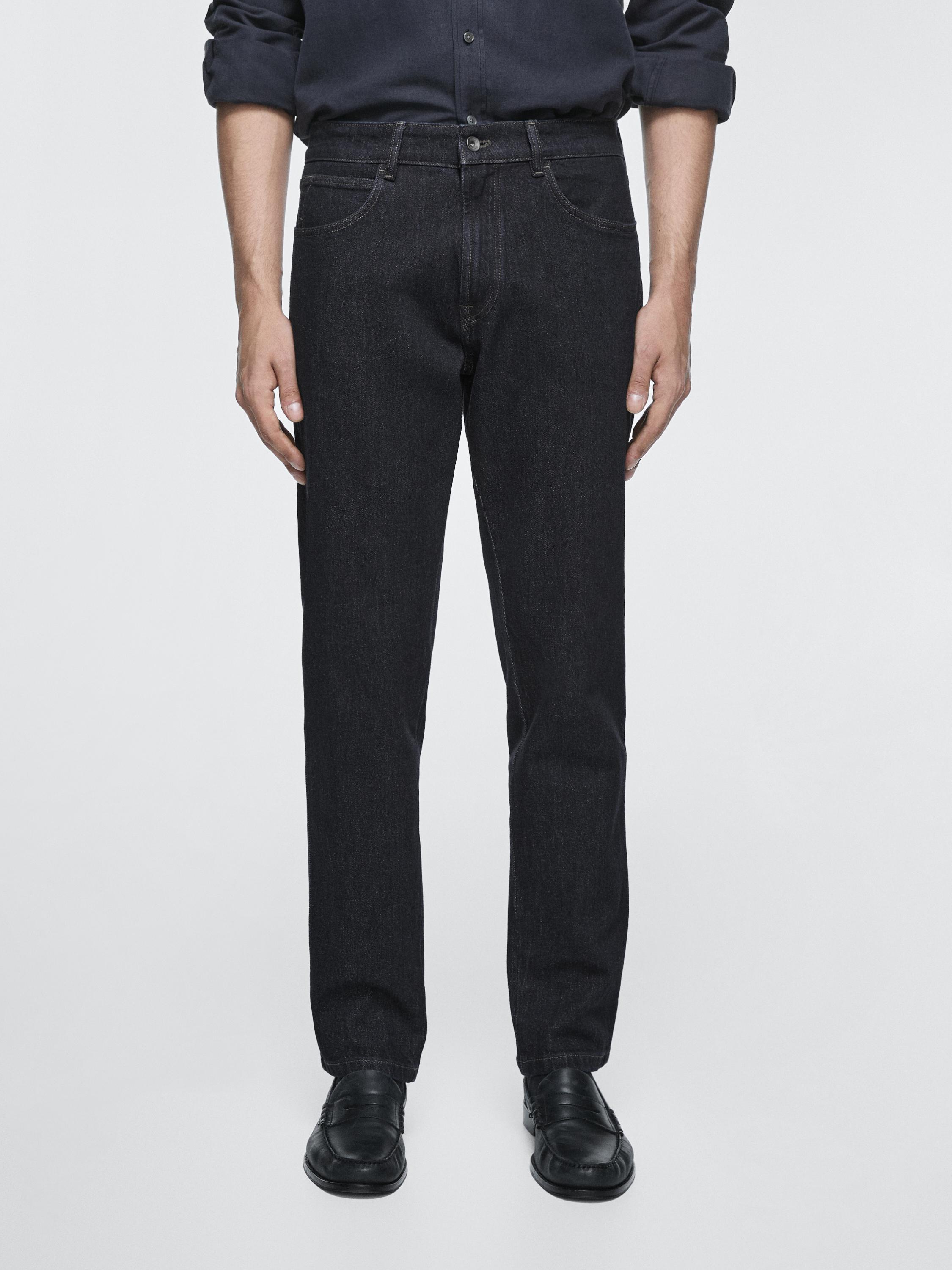 Jean tapered désencollé