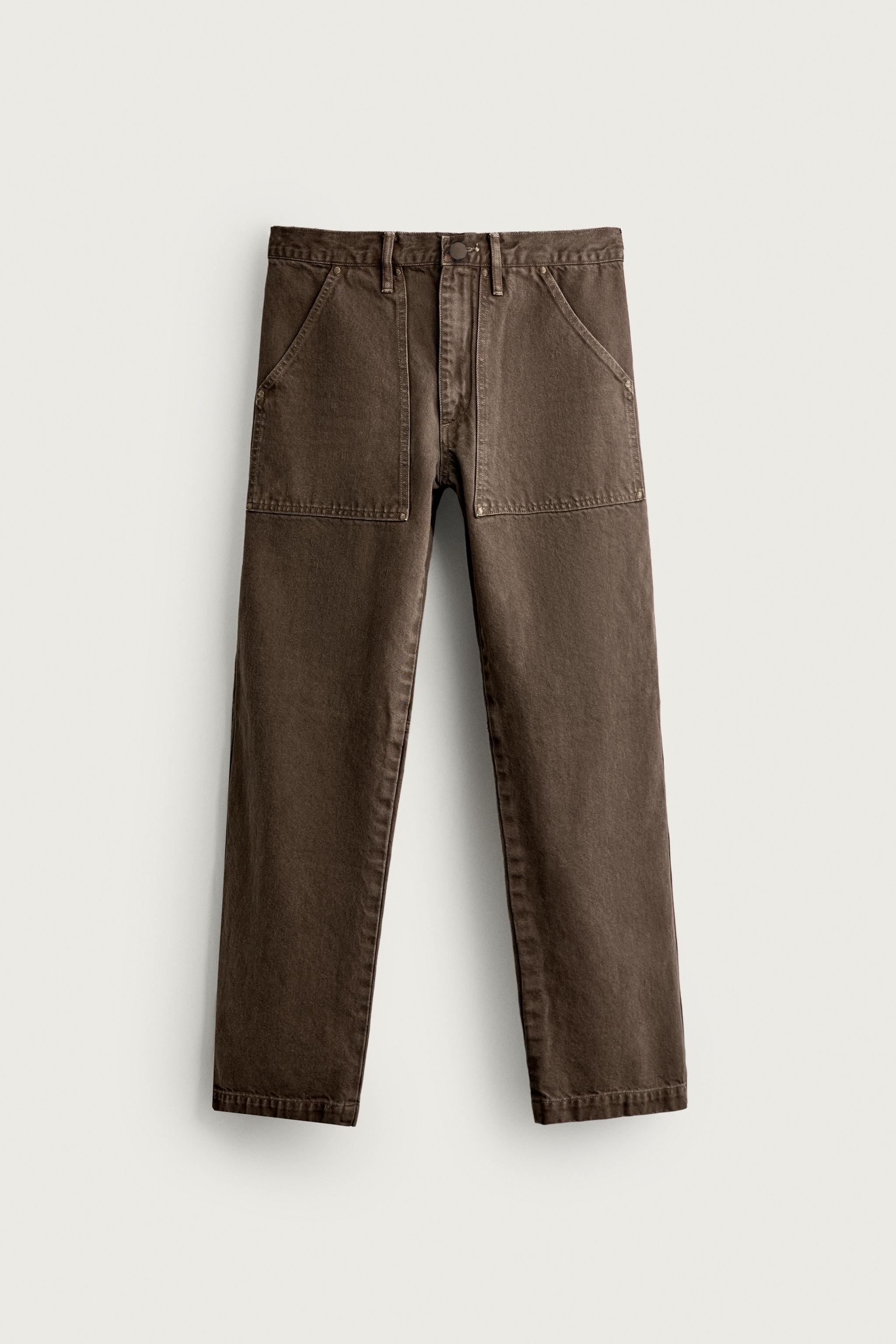 STRAIGHT-FIT POCKET JEANS 2026 TANAKA NY TYO LTD.© — Brown