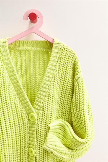 ZARA TIMELESS - CARDIGAN - Lime by Zara - Image 2