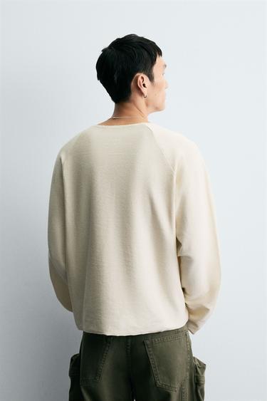PRINTED CHECK T-SHIRT - Oyster-white by Zara - Image 2
