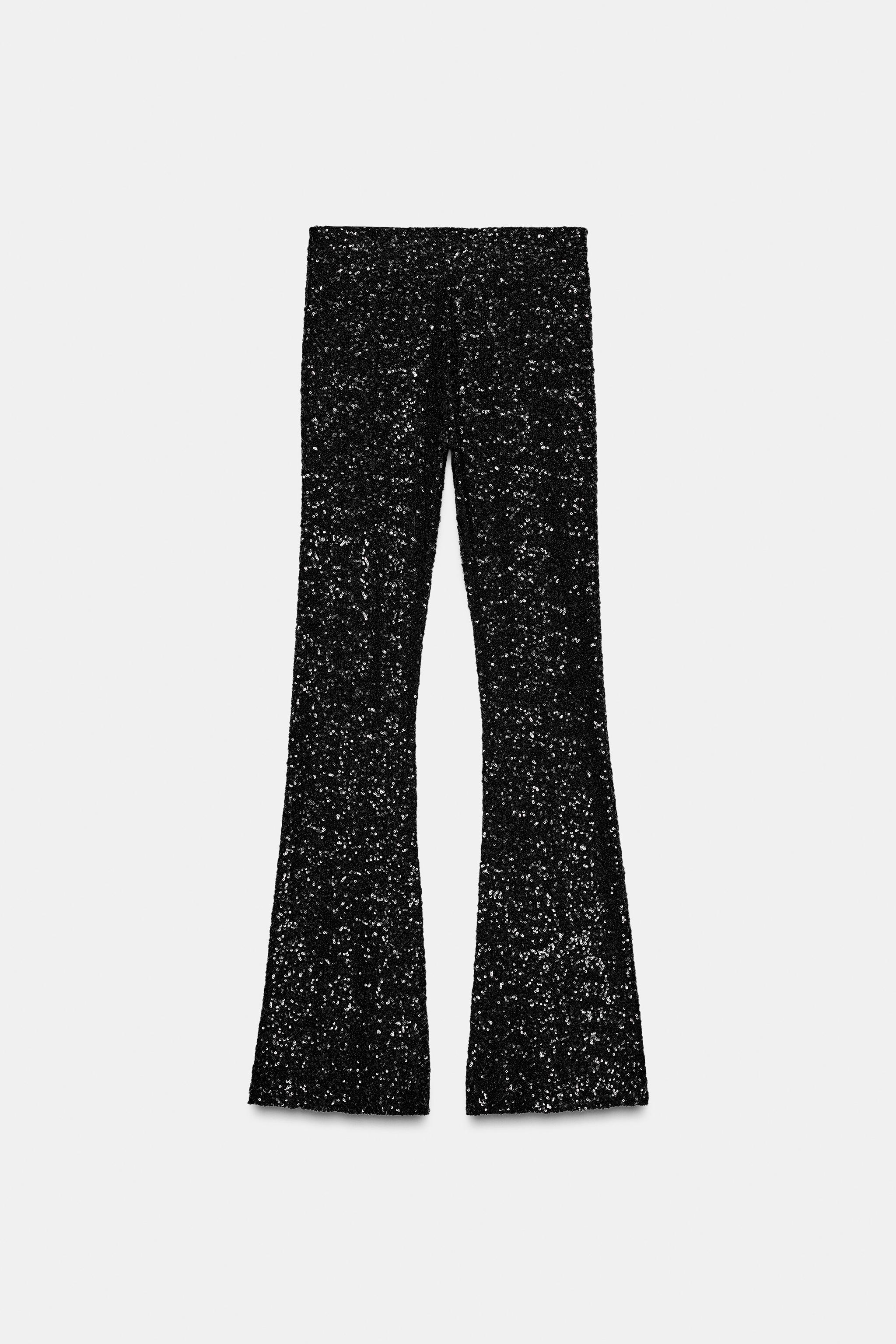 LEGGING FLARE À PAILLETTES