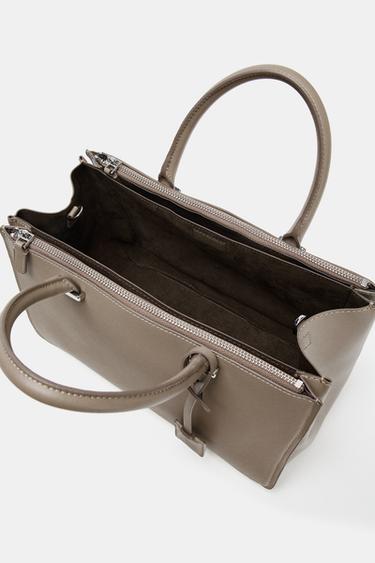CITYBAG DOUBLE ANSE - Gris taupe de Zara - Image 6