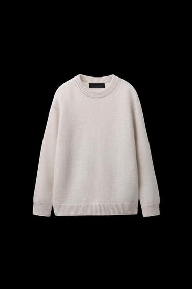 Zara 100% CASHMERE SWEATER - Sand