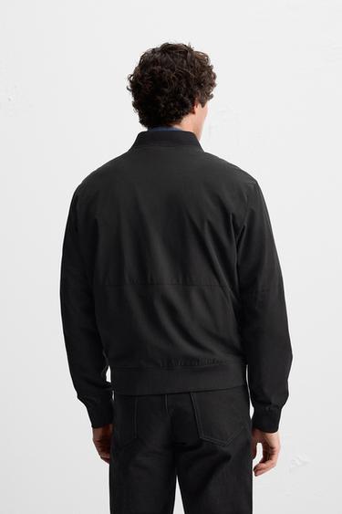 LIGHTWEIGHT BOMBER JACKET - Black by Zara - Image 2