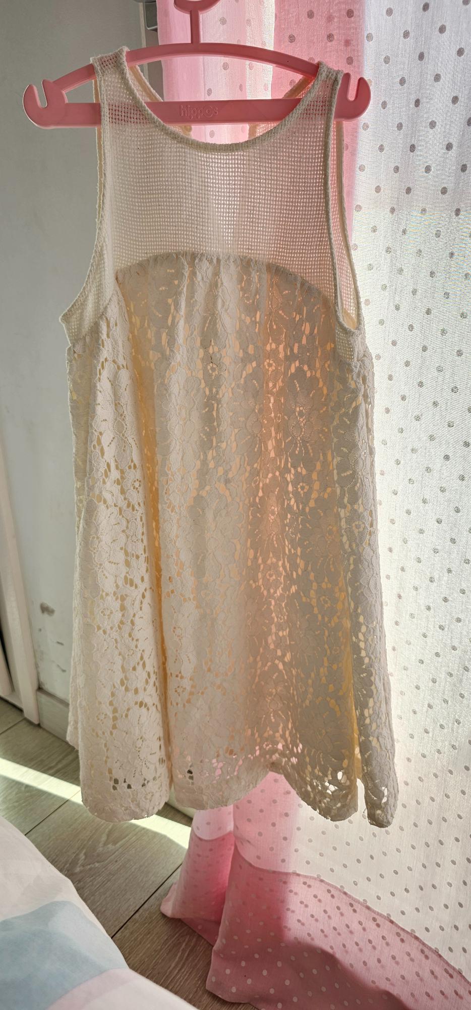 CONTRAST LACE DRESS - Image 3