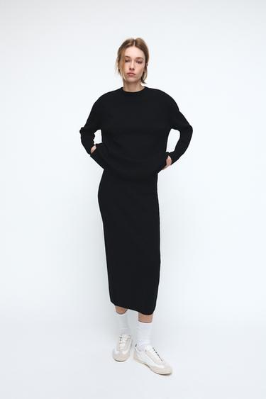 FINE KNIT SWEATER - Black by Zara - Image 0