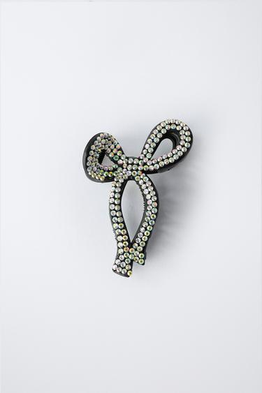 PINCE À CHEVEUX NŒUD À STRASS - Argent de Zara - Image 3