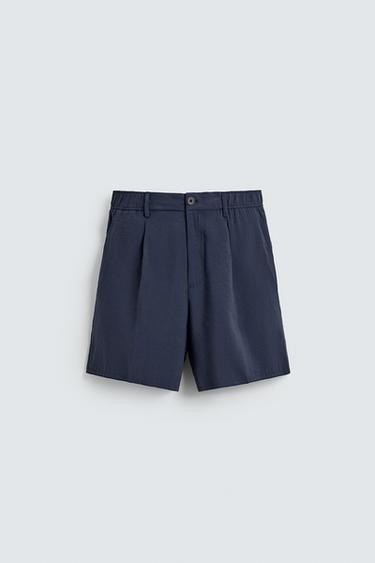 BERMUDA FLUIDA SOFT PLIEGUES - Marino de Zara