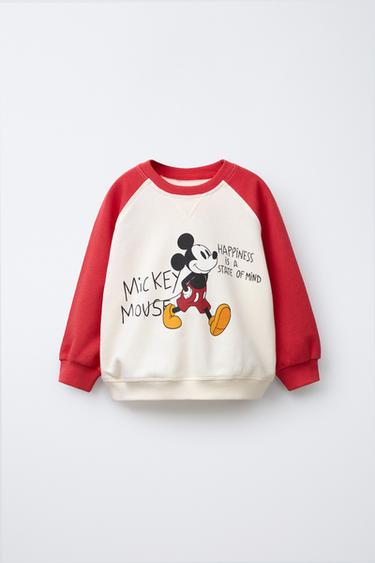 SUDADERA MICKEY MOUSE © DISNEY - Rojo / Blanco de Zara