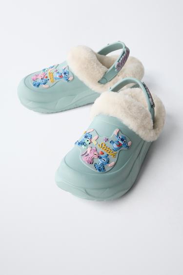 LILO & STITCH © DISNEY SHEEPSKIN CLOGS - Blue by Zara - Image 2