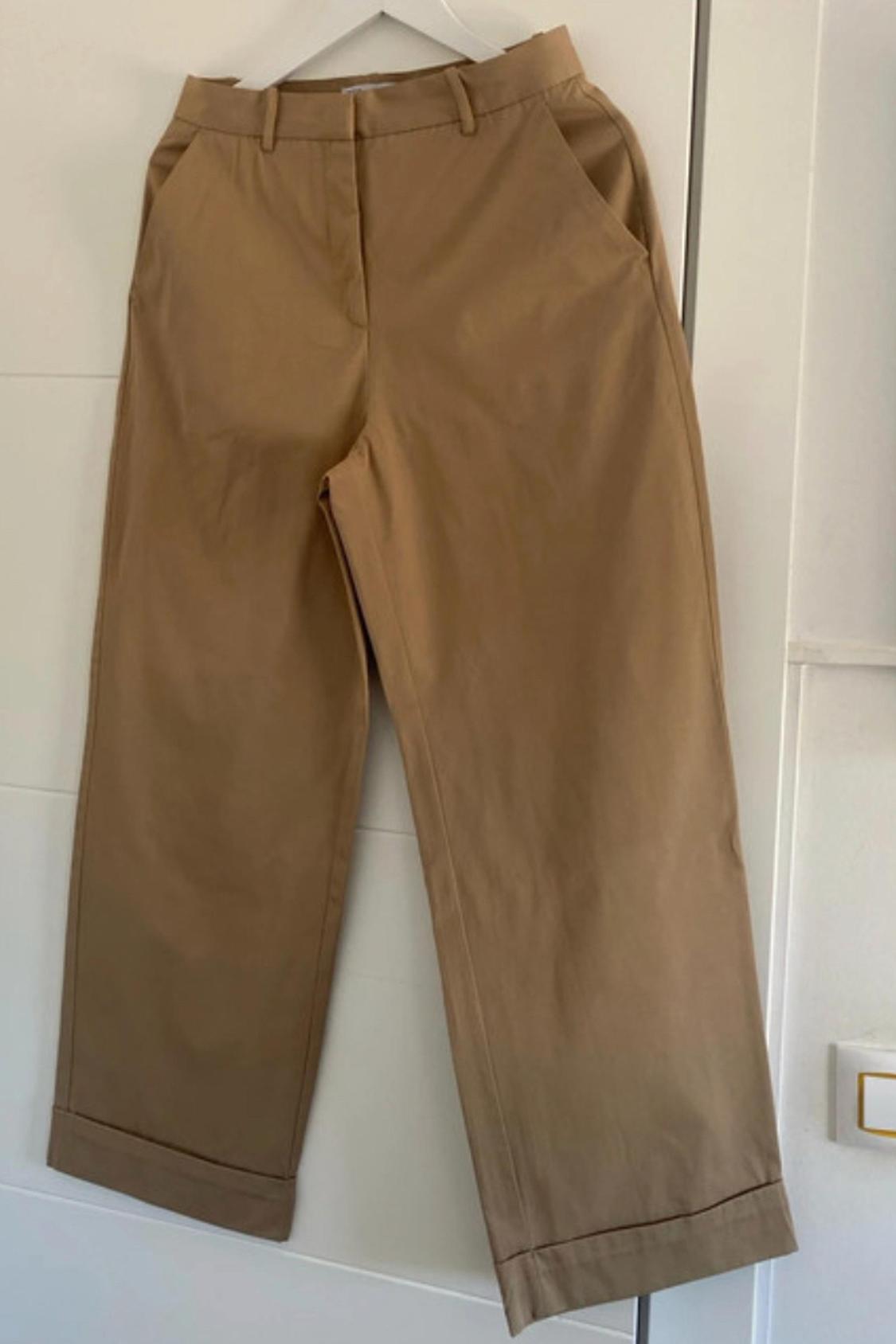 WIDE-LEG SATIN TROUSERS - Image 8