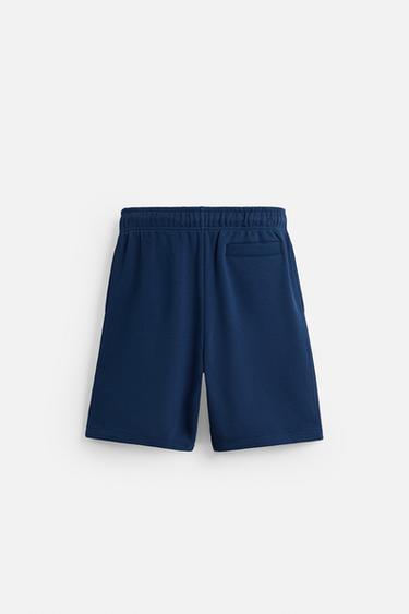 SEAM JOGGER BERMUDA SHORTS - Blue by Zara - Image 6