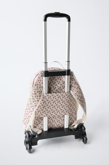 SAC À DOS À FLEURS - Grenat de Zara - Image 6