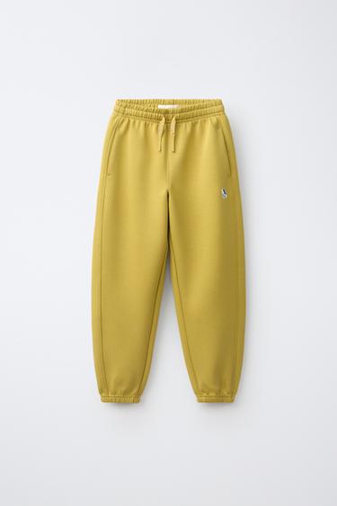 Zara SPORTY JOGGER PANTS - Pistachio