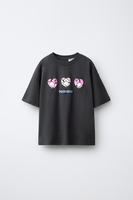 CAMISETA POCHACCO © SANRIO - Gris antracita de Zara - Imagen 0