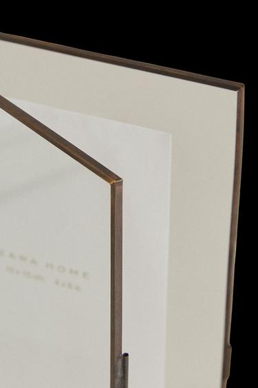 Zara RECTANGULAR STRUCTURE PHOTO FRAME - Black