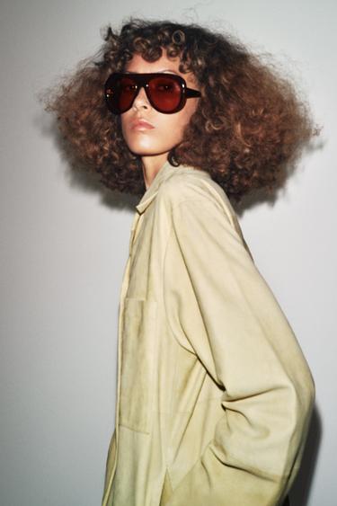 CAMISA BUTXACA PELL D'ANT LIMITED EDITION - Groc de Zara