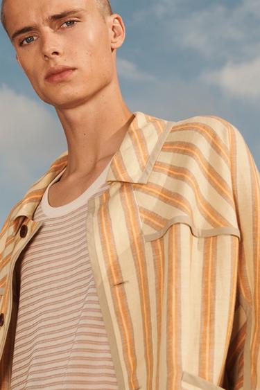 STRIPED LINEN JACKET - LIMITED EDITION - 089 by Zara - Image 2