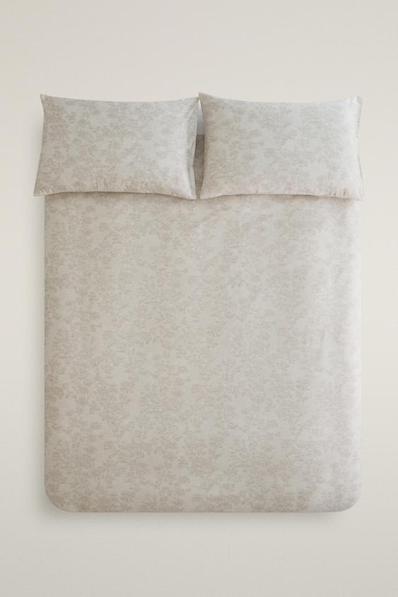 Zara TOILE DE JOUY DUVET COVER - Beige - Image 0