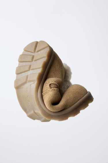 BOTTES DOUBLÉES BAREFOOT - Marron de Zara - Image 2