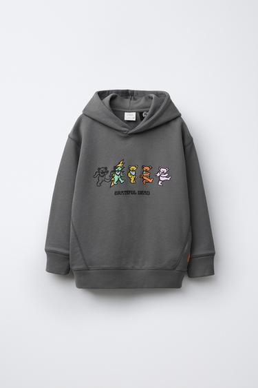 GRATEFUL DEAD AND RHINO ENTERTAINMENT © PRINT SWEATSHIRT - Grey / Blue by Zara