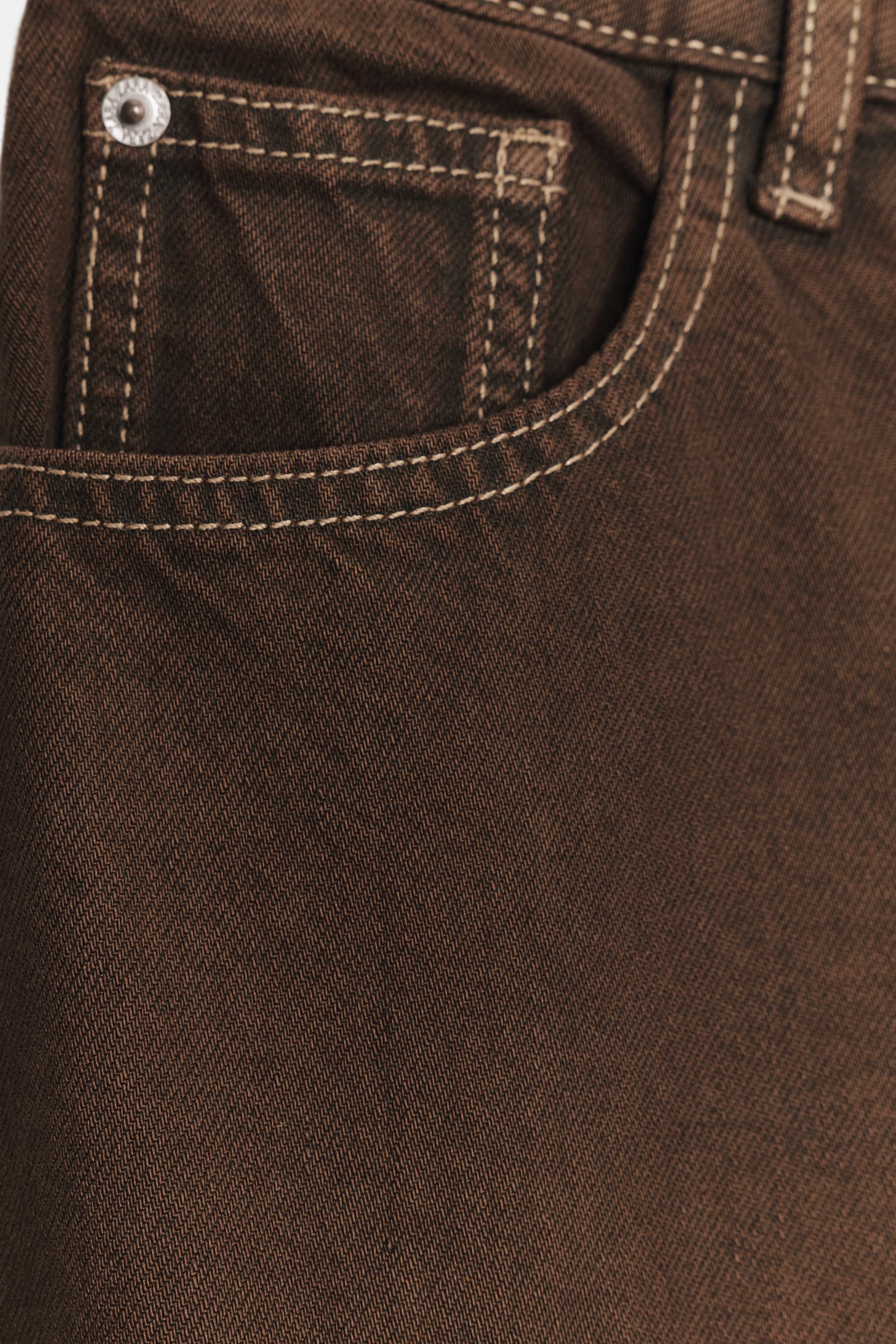 デニム　茶色 楽天市場】EDWIN エドウィン 505ZX ルーズストレート デニム