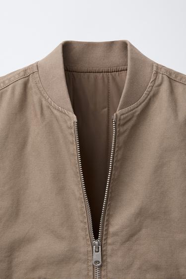 TWILL WAISTCOAT WITH LABEL - Beige by Zara - Image 2