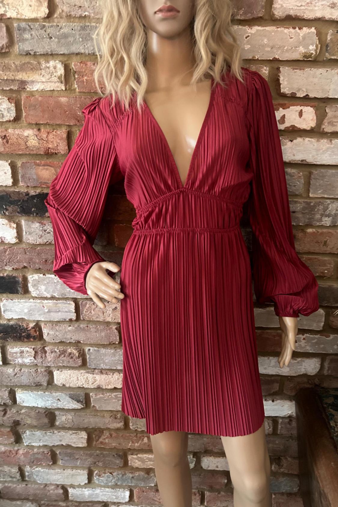 PLEATED DRESS