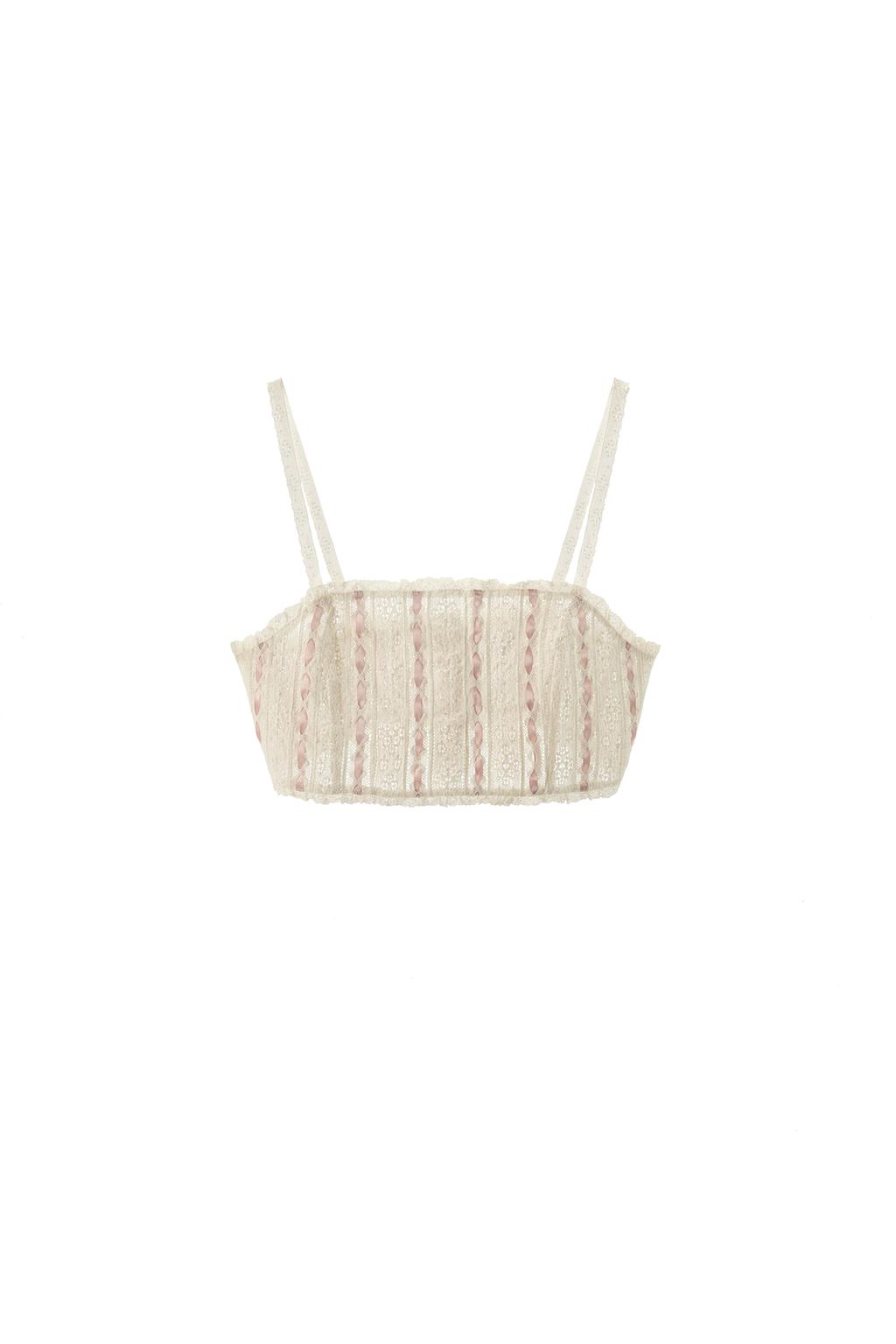 CONTRAST BOW CROP TOP - image 3