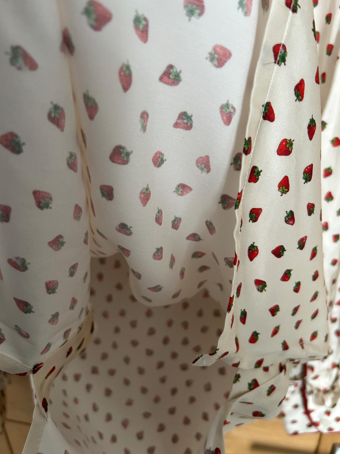 STEFANO PILATI X ZARA STRAWBERRY PYJAMA TOP - Image 9
