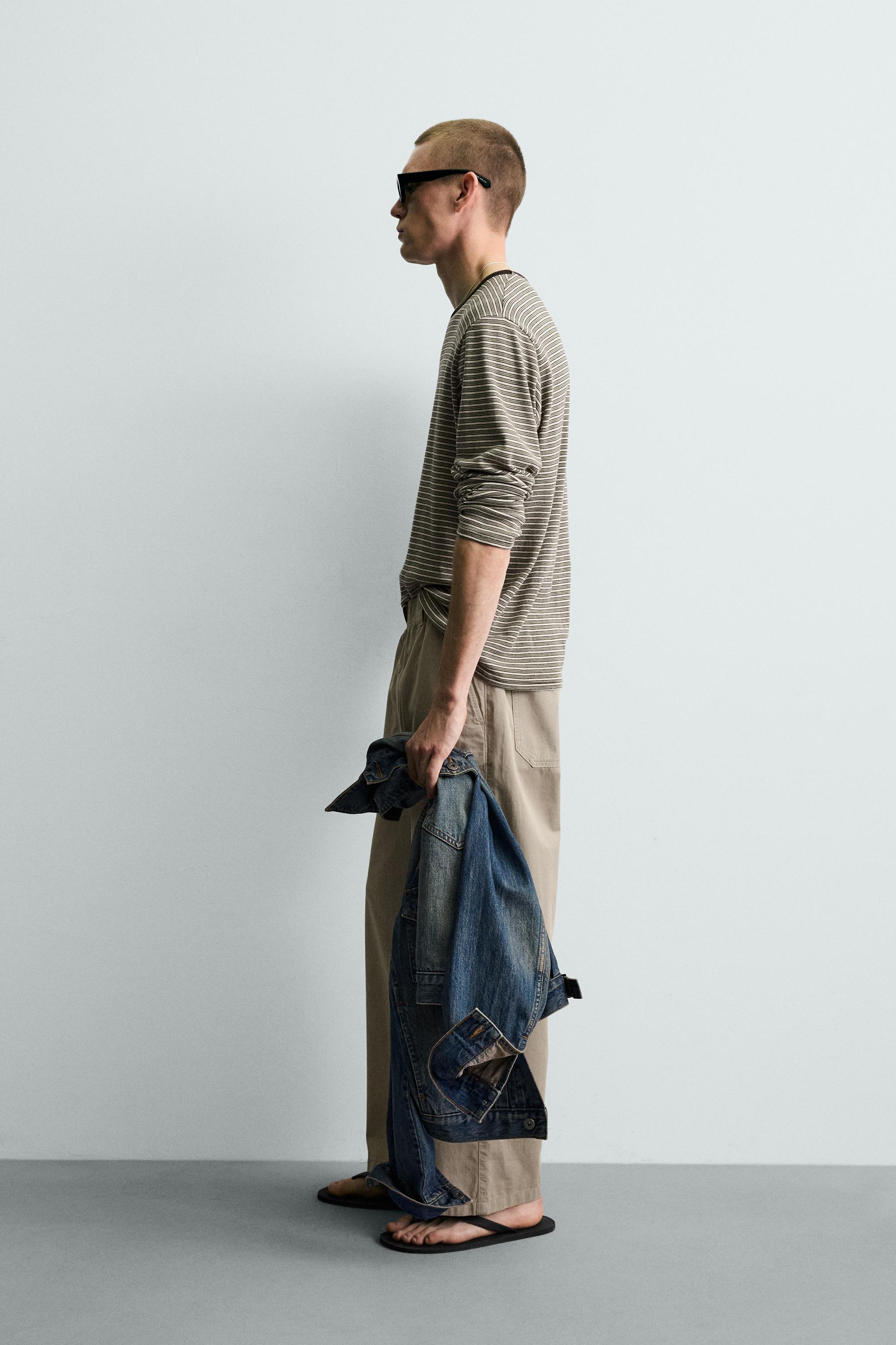 RELAXED FIT COTTON PANTS