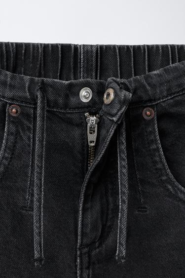 WIDE-LEG JEANS - Black by Zara - Image 2