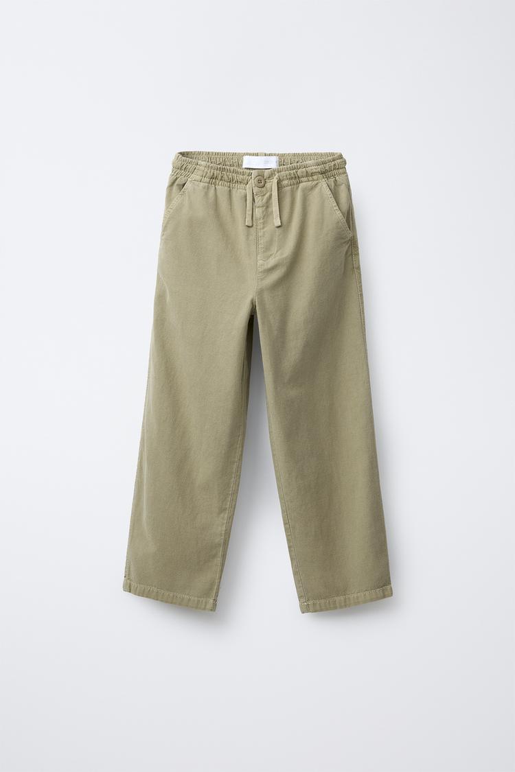 Pantalon Recto Zara Pantalon Lino Mujer Pantalones Casuales Para