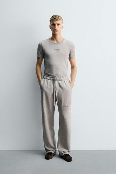 SLIM FIT X SR_A T-SHIRT - Grey marl by Zara