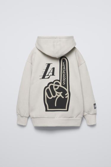 LOS ANGELES LAKERS NBA © HOODIE - Ecru by Zara - Image 1